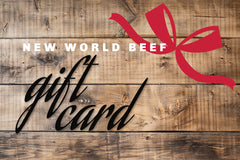 New World Beef Gift Card